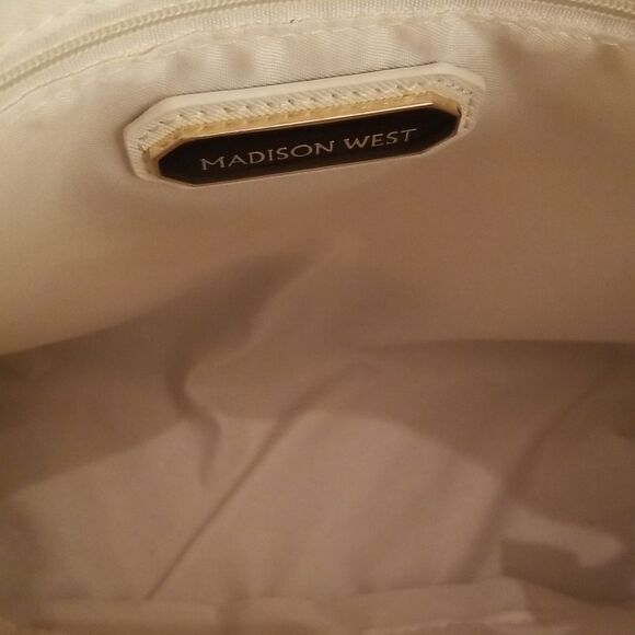 🆕️Madison West PU Leather Satchel Handbag with Crossbody Strap.   C1 - Picture 5 of 6